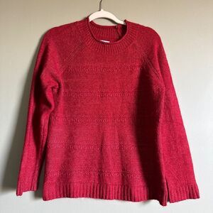 Croft & Barrow med sweater red